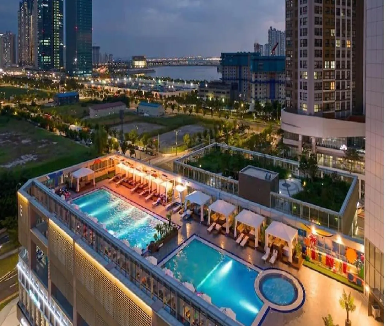 Songdo Halla Westernpark-Seaviewroom Hotel-바다전망 Incheon 4*,